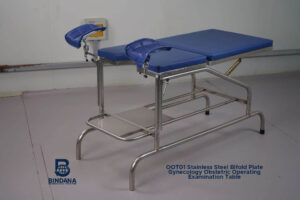 00T01 Stainless Steel Bifold Plate Gynecology Obstetric Operating Examination Table