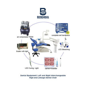 Left and Right Interchangeable High-end Linkage Dental Chair
