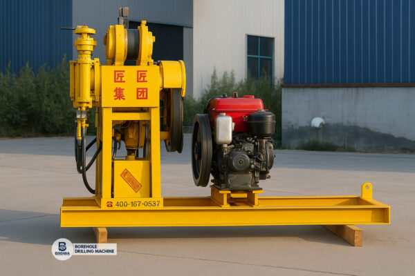 Borehole drilling machine