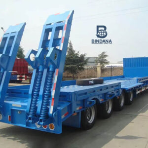 4 AXLE LOW FLAT BED TRAILER