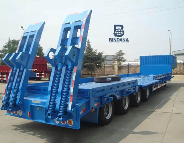 4 AXLE LOW FLAT BED TRAILER