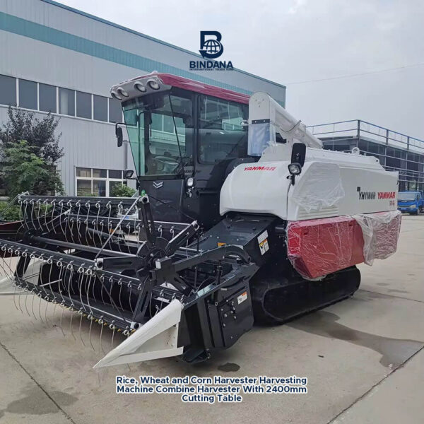 2400mm Cutting Table Combine Harvester for Rice, Wheat and Corn - Image 2